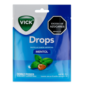 vick pastillas mentol 36gr x 20 Pastillas