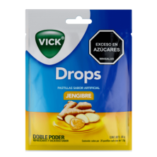 Vick Drops Sabor Jengibre 36gr x 20 Pastillas