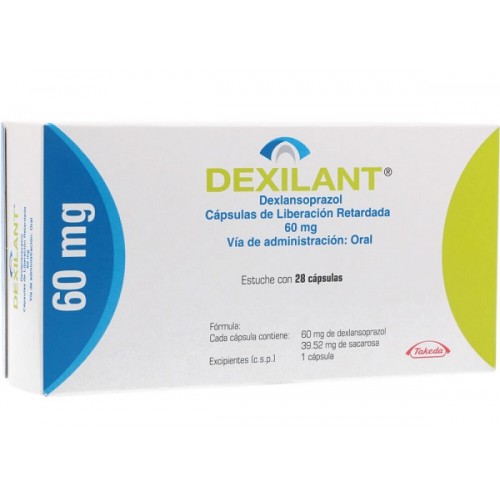 Dexilant 60 Mg Caja X 28 Cápsulas 