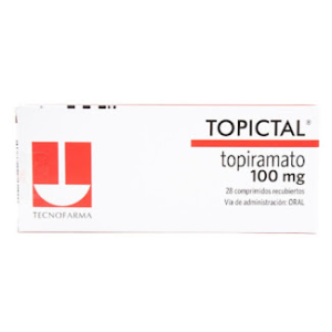topictal 100 mg caja x 28 tabletas