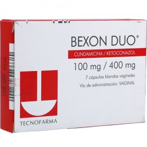 Bexon Dúo 100 Mg/ 400 Mg Caja X 7 Cápsulas vaginales