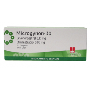Microgynon 30 0.15/ 0.03 Mg Caja X 21 Tabletas 