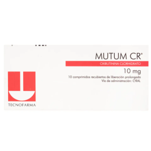 mutum CR 10 mg x 10 comprimidos