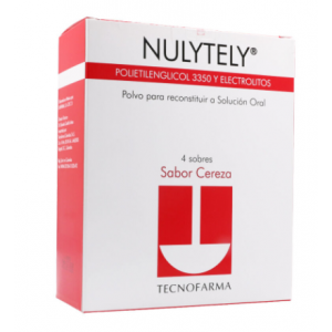 Nulytely Polvo para reconstruir a solución oral Caja X 4 Sobres 