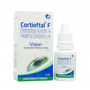 Cortioftal F Suspensión Oftálmica Estéril Frasco X 5 ML 