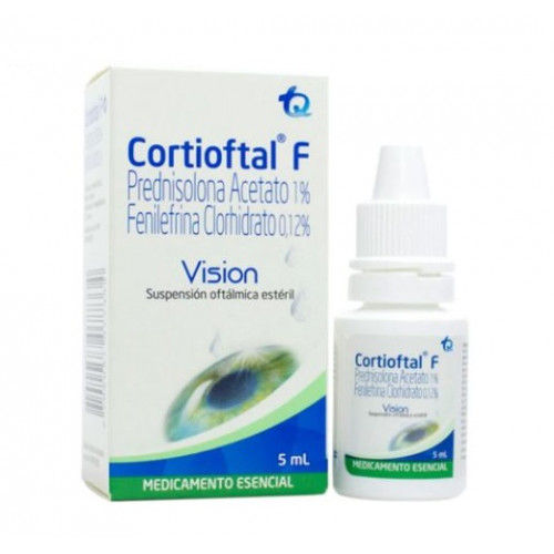 Cortioftal F Suspensión Oftálmica Estéril Frasco X 5 ML 