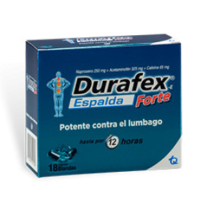 Durafex espalda Forte Caja X 18 Cápsulas liquidas 