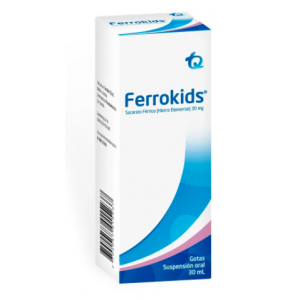 Ferrokids 30 Mg Gotas Suspensión oral Frasco X 30 Ml 