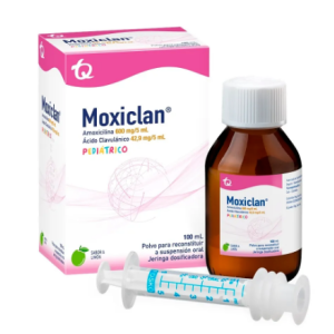 moxiclan 600mg/42.9 mg frasco x 100 ml
