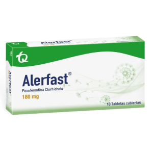 Alerfast 180 Mg Caja X 10 Tabletas 