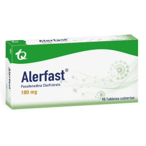 Alerfast 180 Mg Caja X 10 Tabletas 