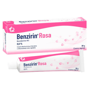 Benzirin rosa crema vaginal Tubo X 30 gramos