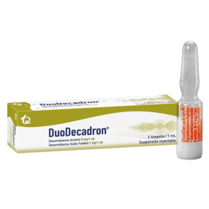 Duo-Decadron 8 + 2 Mg/ 1 Ml Suspensión inyectable Caja X 1 Ampolla 