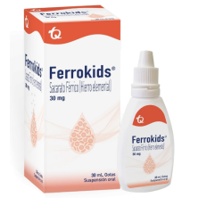 Ferrokids 30 Mg Gotas Suspensión oral Frasco X 30 Ml 