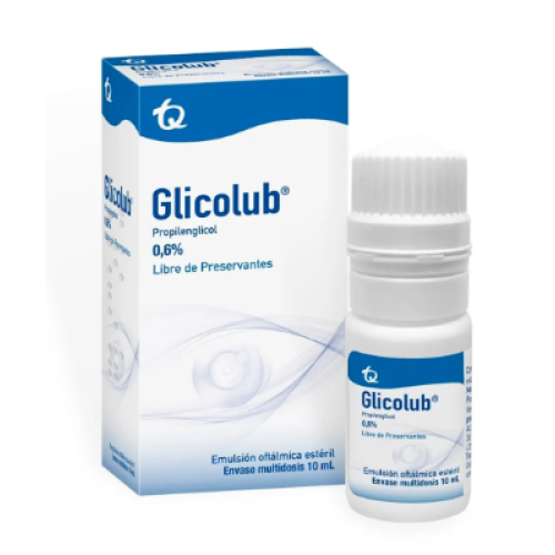 Glicolub 0.6% Emulsión oftálmica estéril Frasco X 10 Ml 