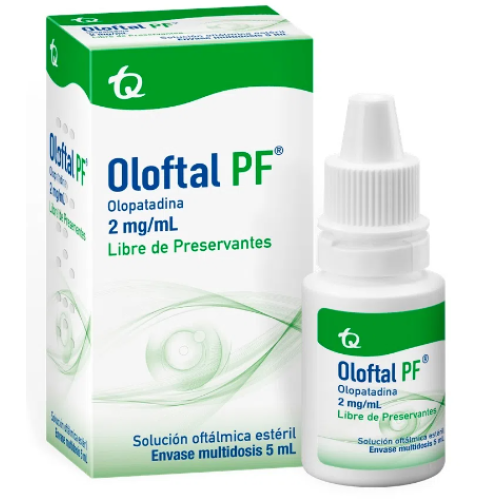 Oloftal PF 2 Mg/Ml solución oftálmica estéril Frasco X 5 Ml 