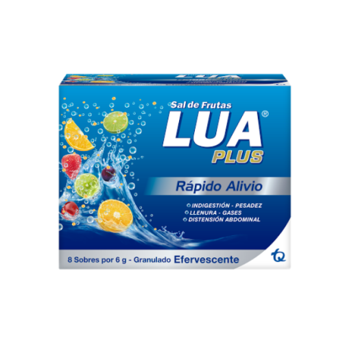 sal de frutas lua plus caja x 8 sobres