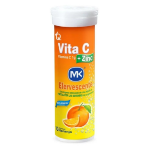 vitamina c + zinc eferves 2 x 10 tab c/u