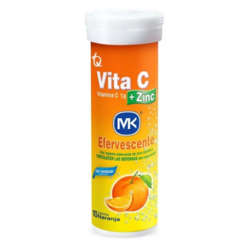 vitamina c + zinc eferves 2 x 10 tab c/u