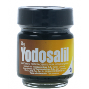 Yodosalil Ungüento Rubefaciente Frasco X 30 Gramos 