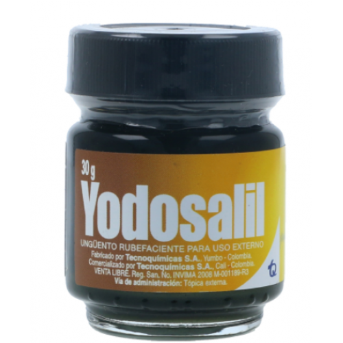 Yodosalil Ungüento Rubefaciente Frasco X 30 Gramos 