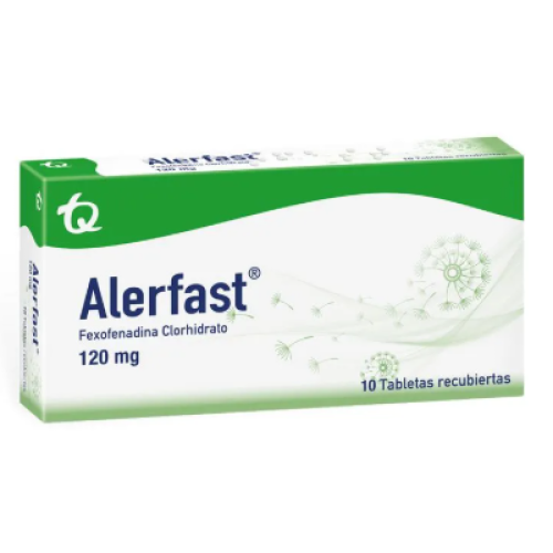 Alerfast 120 Miligramos Caja X 10 Tabletas Recubiertas