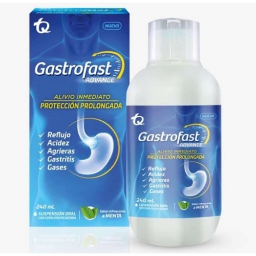 Gastrofast Advance sabor menta Frasco X 240 Ml 