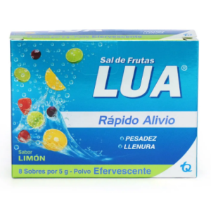 sal de frutas lua sabor a limón x 8 sobres