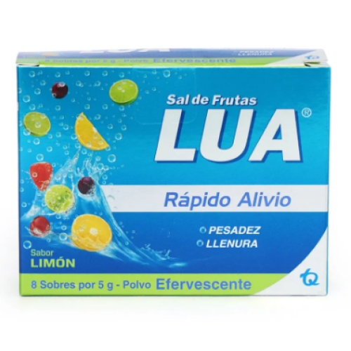 sal de frutas lua sabor a limón x 8 sobres