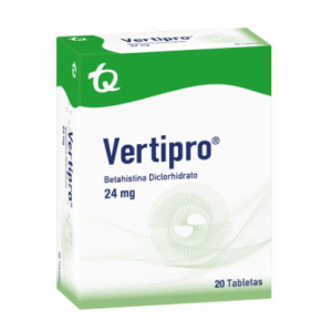 vertipro 24 mg caja x 20 tabletas