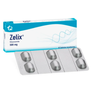 Zelix 500 Miligramos Caja X 6 tabletas recubiertas