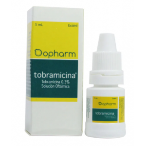 opharm Tobramicina 0.3% solución oftálmica X 5 Ml 