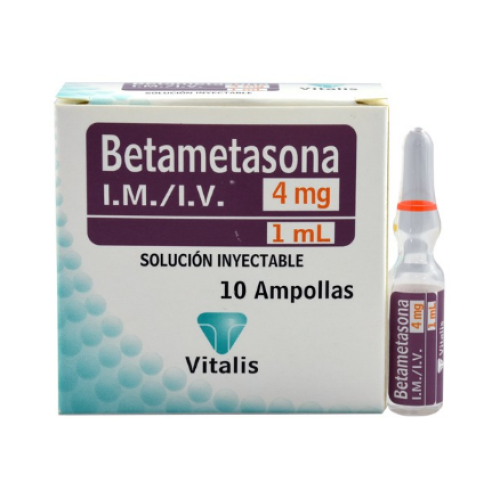 betametasona 4 mg/1 ml caja x 10 ampolla