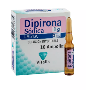 dipirona 1 g/2 ml caja x 10 ampollas