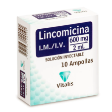lincomicina 600 mg/2 ml caja x 10 ampollas