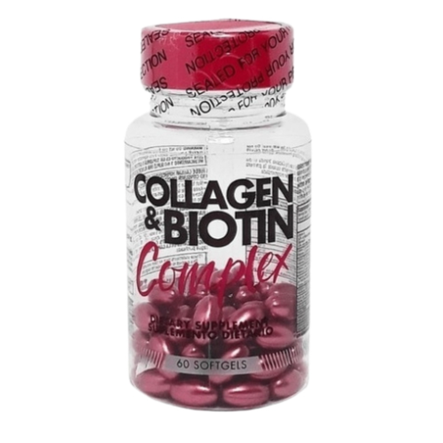 Collagen & biotin Complex Suplemento Dietario Frasco X 60 Softgels