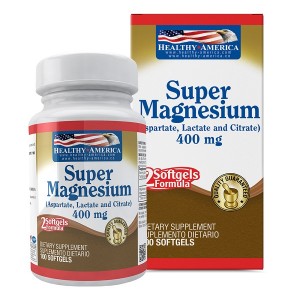 Super Magnesium 400 Mg Suplemento dietario Frasco X 100 Cápsulas 