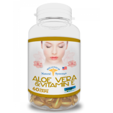 Aloe vera & vitamina E Crema emoliente / humectante Frasco X 60 Perlas 