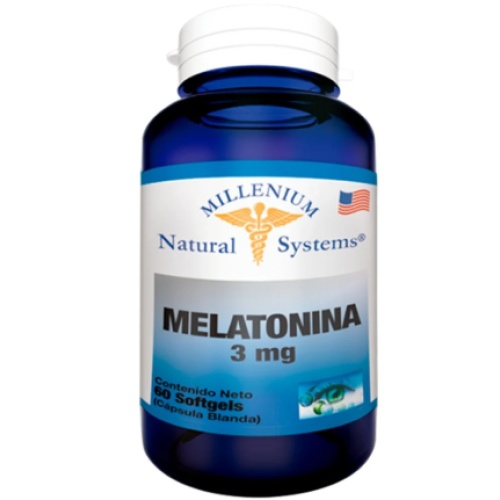 Melatonina 3 Mg Frasco X 60 Cápsulas blandas 