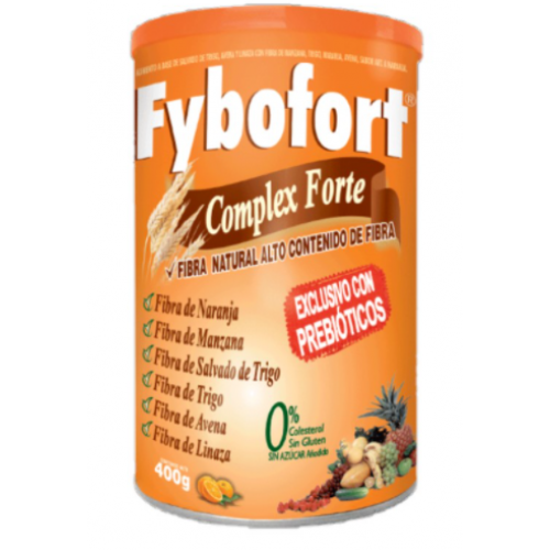 Fybofort Complex Fibra natural con prebióticos Lata X 400 Gramos 