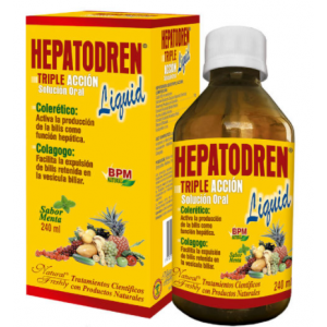 Hepatodren Triple acción solución Oral Frasco X 240 Ml 
