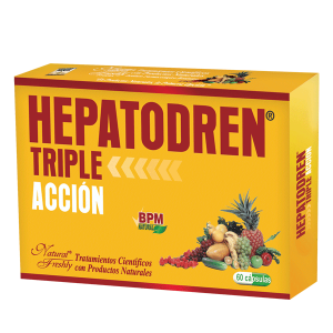 Hepatodren Triple acción Caja X 60 Cápsulas