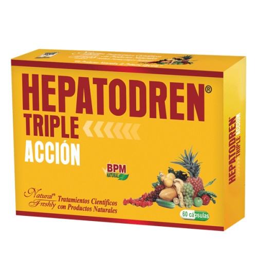 Hepatodren Triple acción Caja X 60 Cápsulas