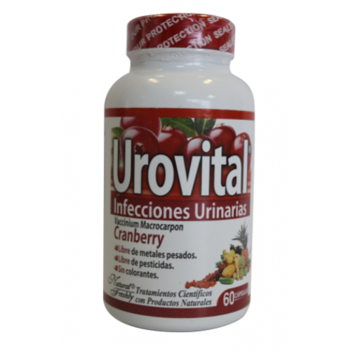Urovital infecciones urinarias Frasco X 60 Cápsulas 