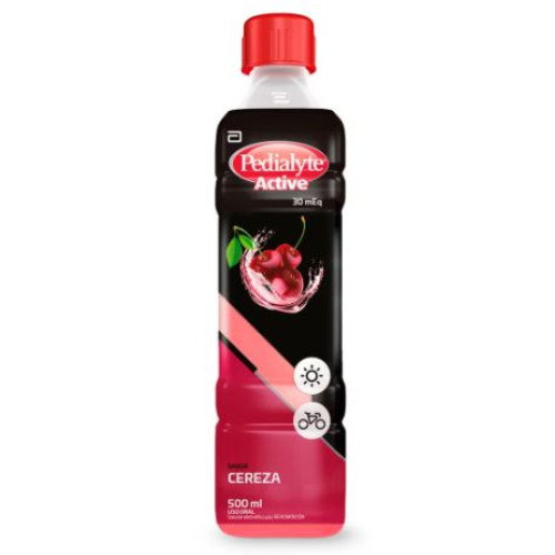 Pedialyte Active 30 mEq  Cereza Frasco X 500 Ml 