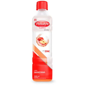 Pedialyte Max 60 Manzana Frasco X 500 Ml 