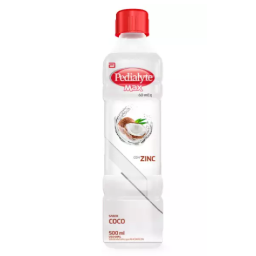 pedialyte zinc 60 coco frasco x 500 ml