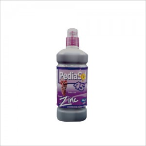 Pediasol 45 + zinc Sabor uva Frasco X 500 Ml 