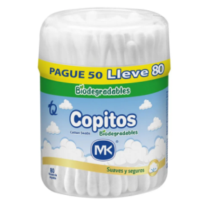 copitos mk biodegradables tarro p50 ll 80 copitos mk biodegradables tarro p50 ll 80