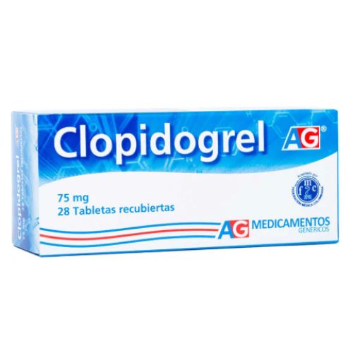 Clopidogrel 75Mg Caja x 28 Tabletas